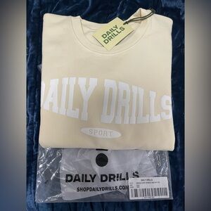 Daily Drills Sand Logo Crew